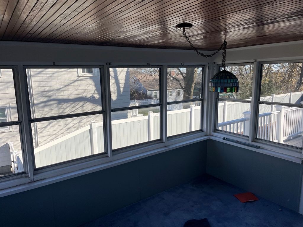 Interior, Sun Room, Wooden Ceilings