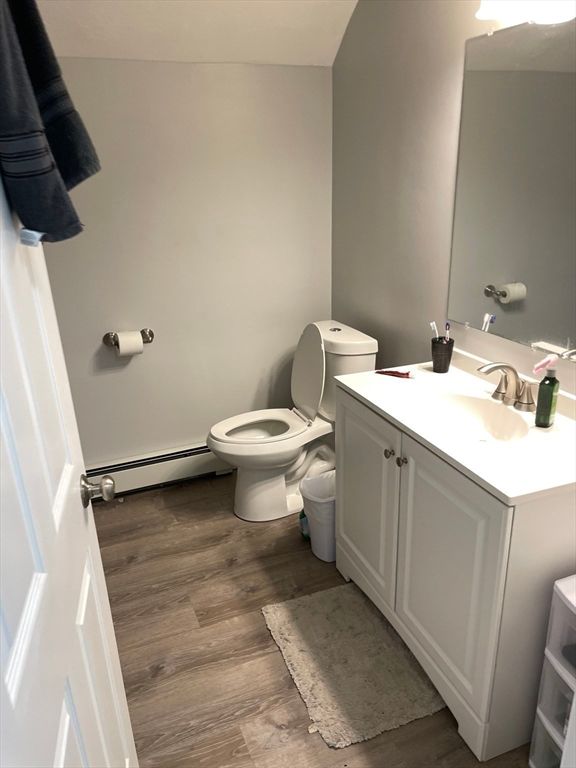Bathroom, Interior, Wood Texture Flooring