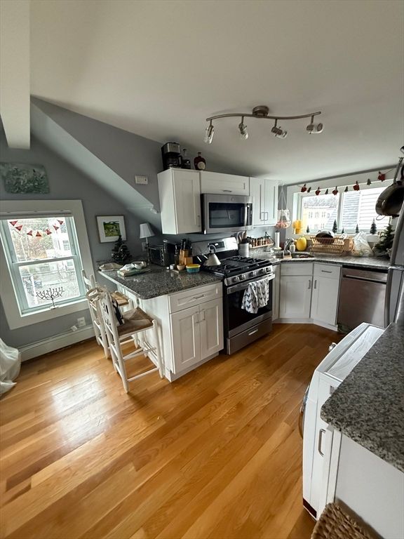 Interior, Kitchen, Wood Texture Flooring