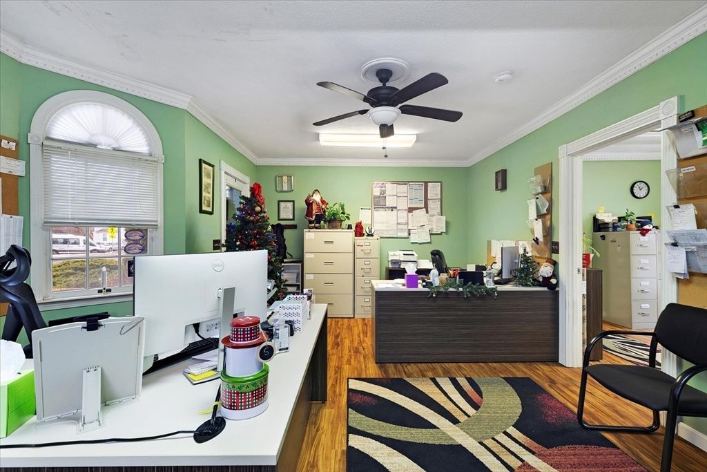 Home Office, Interior, Wood Texture Flooring