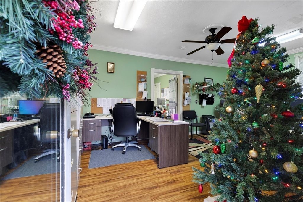 Home Office, Interior, Wood Texture Flooring