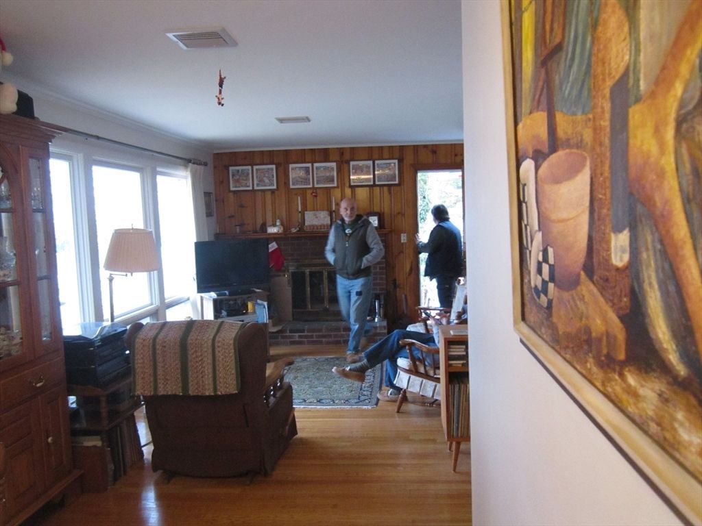 Interior, Living room, Wood Texture Flooring, Wooden Walls