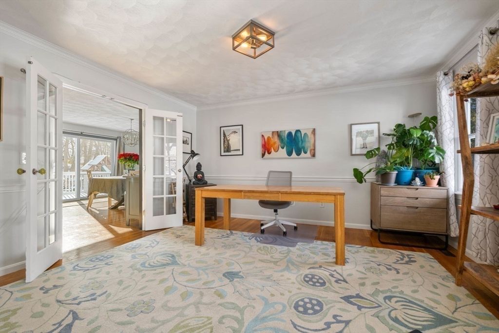 Home Office, Interior, Wood Texture Flooring