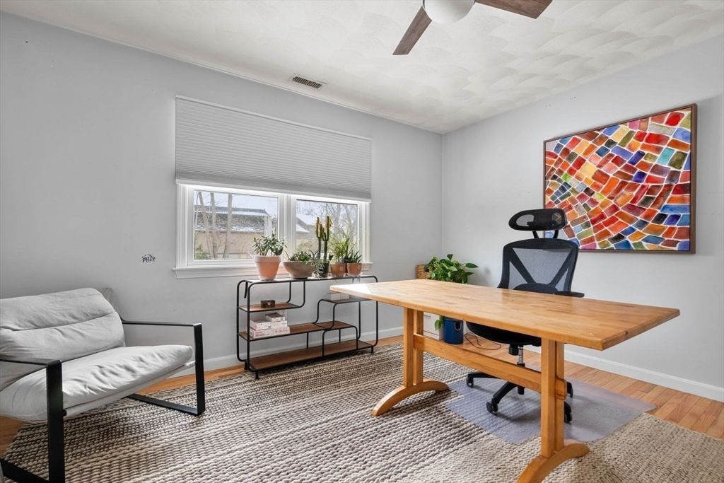 Home Office, Interior, Wood Texture Flooring