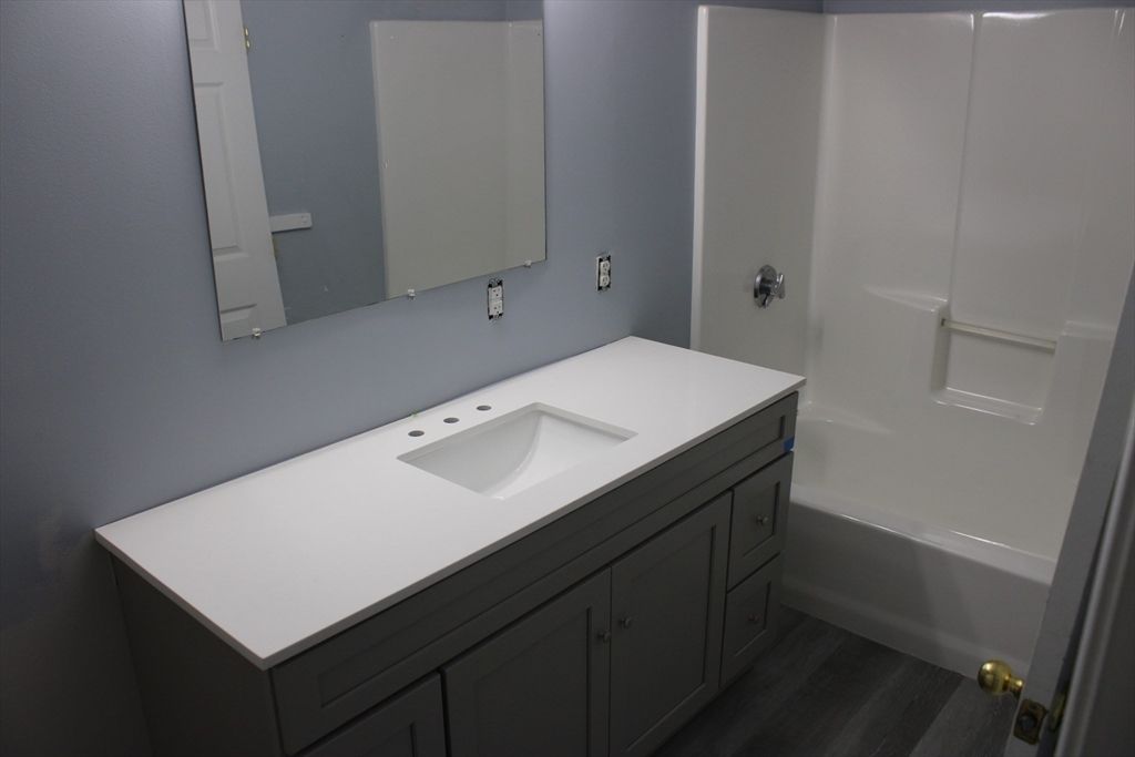 Bathroom, Interior, Wood Texture Flooring