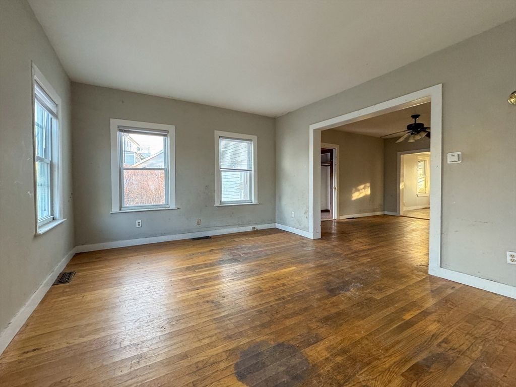 Empty room, Interior, Wood Texture Flooring