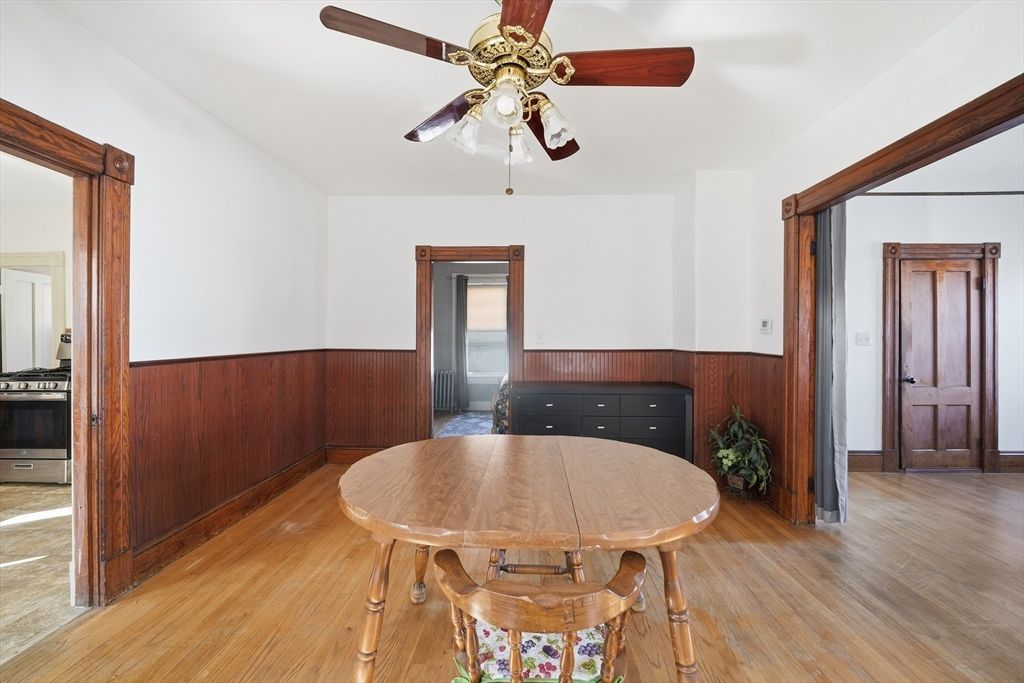 Dining room, Interior, Wood Texture Flooring