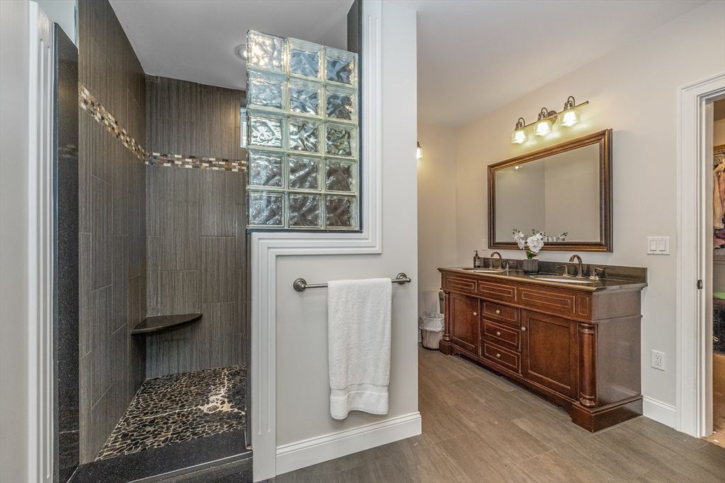 Bathroom, Interior, Wood Texture Flooring