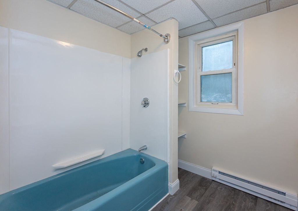 Bathroom, Interior, Wood Texture Flooring
