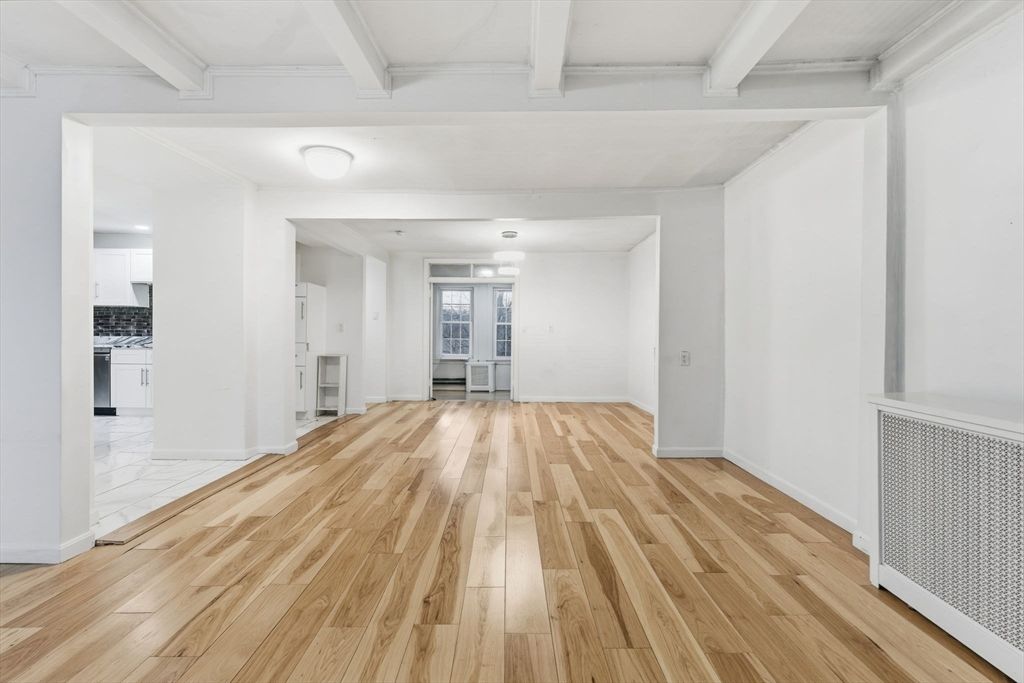 Empty room, Interior, Kitchen, Wood Texture Flooring