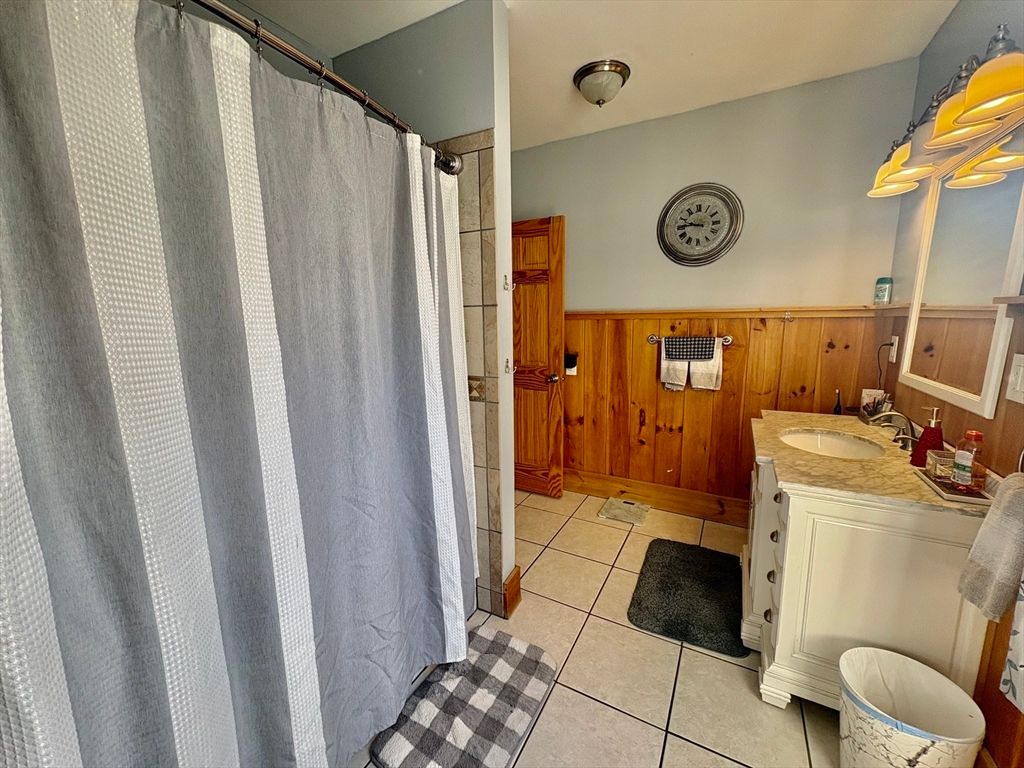 Bathroom, Interior, Wooden Walls