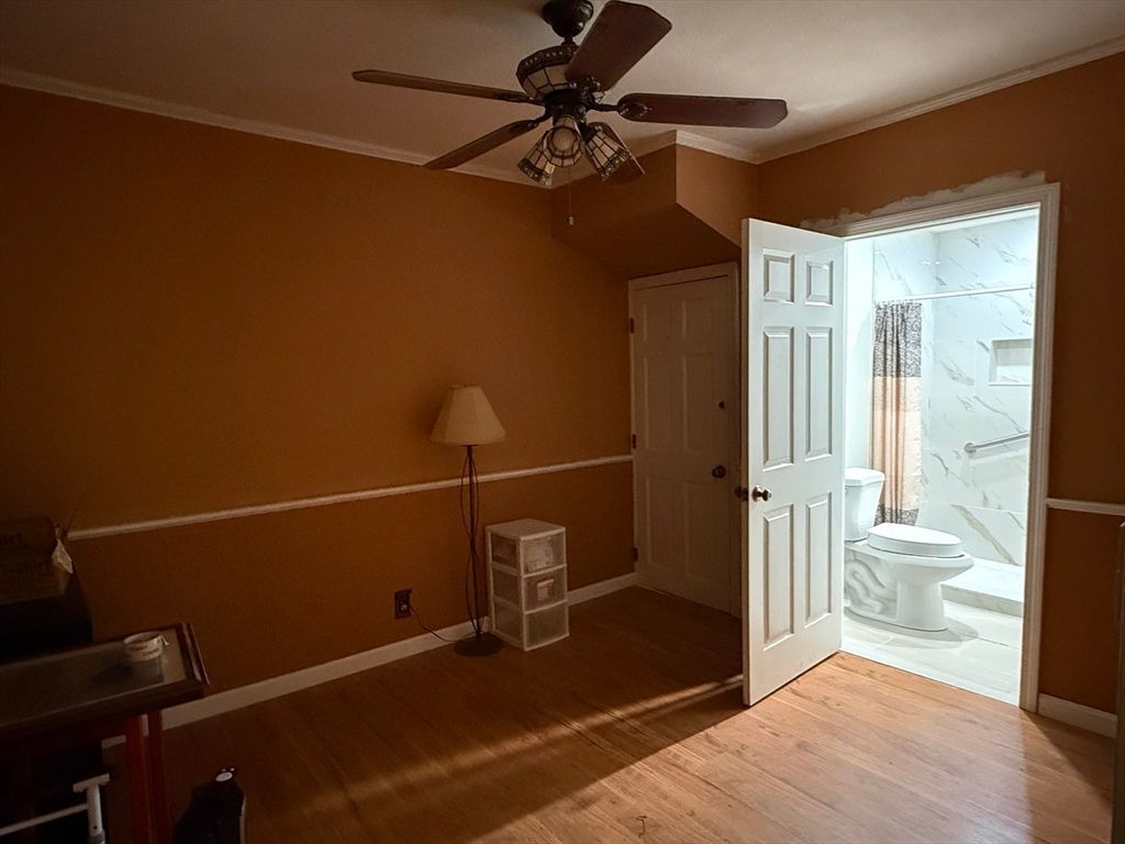 Bathroom, Interior, Marble Walls, Wood Texture Flooring