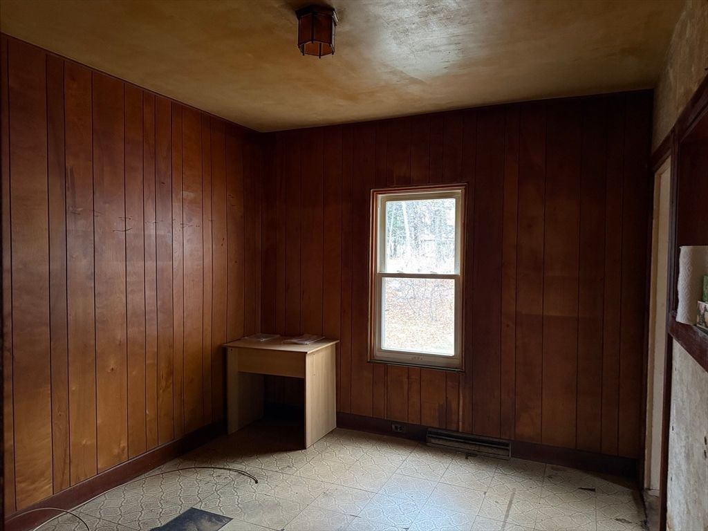 Empty room, Interior, Wooden Walls