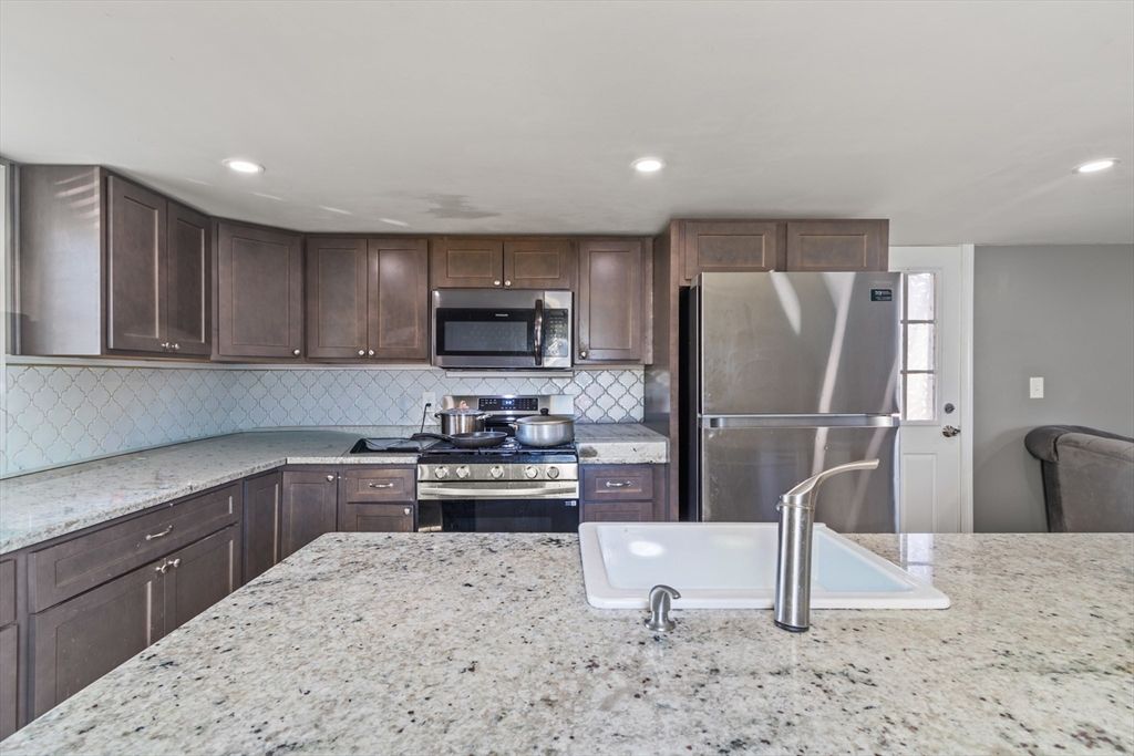 Interior, Kitchen, Recessed Lighting, Stainless Steel Appliances