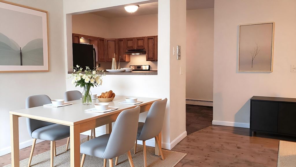 Dining room, Interior, Kitchen, Wood Texture Flooring