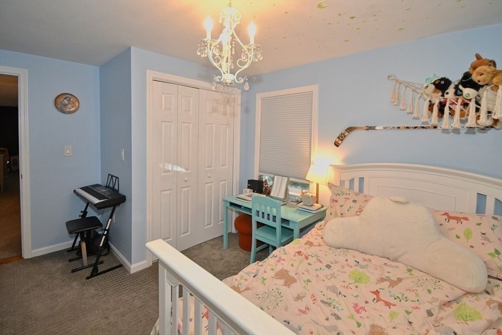 Bedroom, Chandelier, Interior