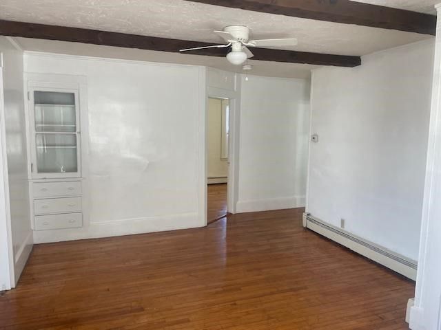 Empty room, Interior, Wooden Beams, Wood Texture Flooring