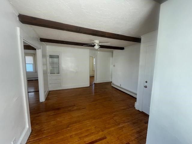 Empty room, Interior, Wooden Beams, Wood Texture Flooring