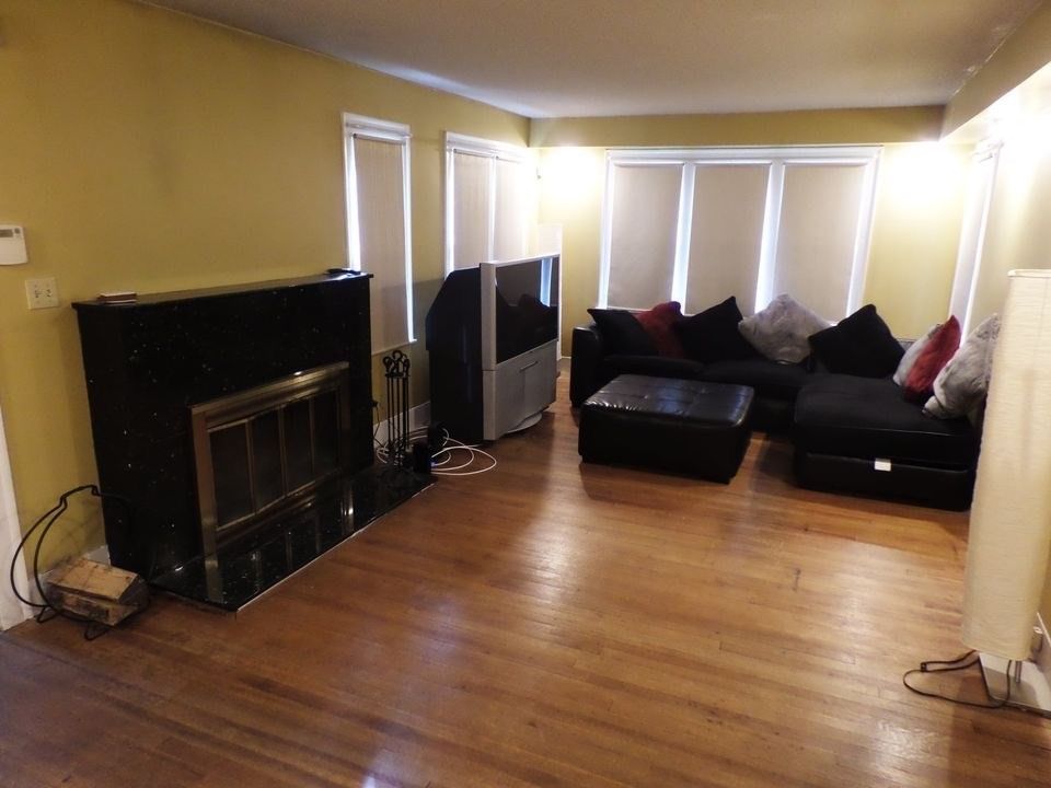 Fireplace, Interior, Living room, Wood Texture Flooring