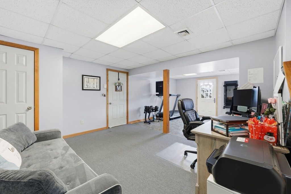 Home Office, Interior, Recessed Lighting