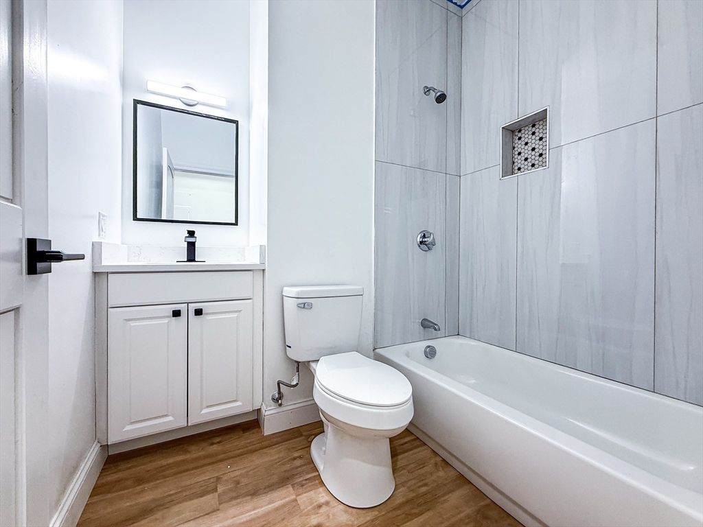 Bathroom, Interior, Wood Texture Flooring