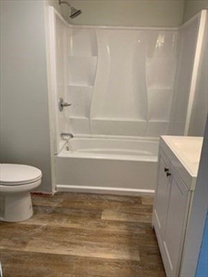 Bathroom, Interior, Wood Texture Flooring