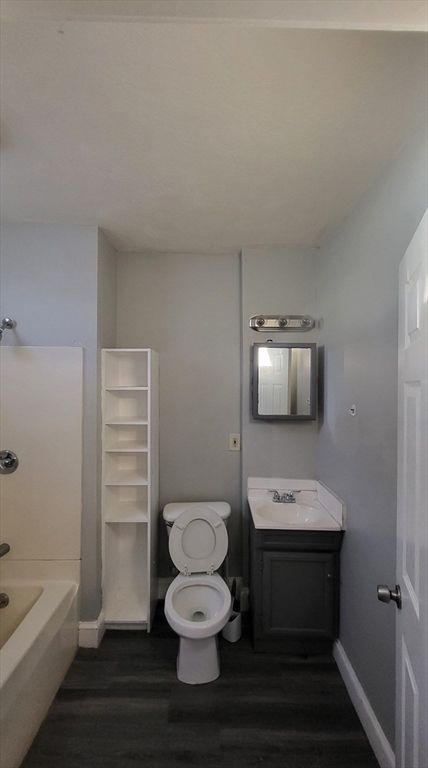 Bathroom, Dual Sink Vanities, Interior, Wood Texture Flooring