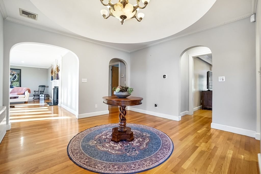Chandelier, Interior, Wood Texture Flooring