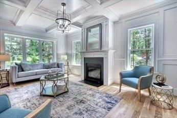 Chandelier, Fireplace, Interior, Living room, Wood Texture Flooring