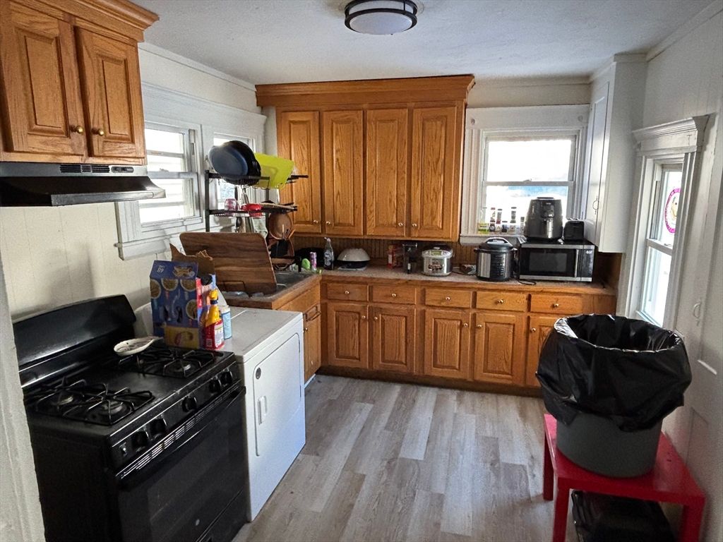 Interior, Kitchen, Wood Texture Flooring