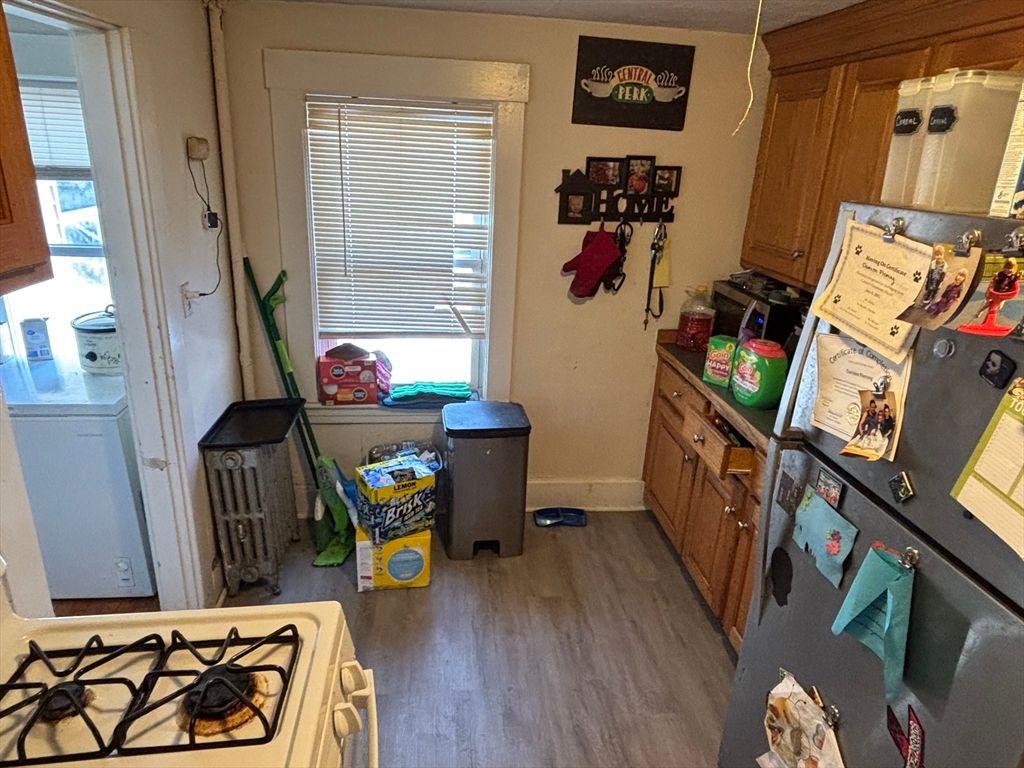 Interior, Kitchen, Wood Texture Flooring