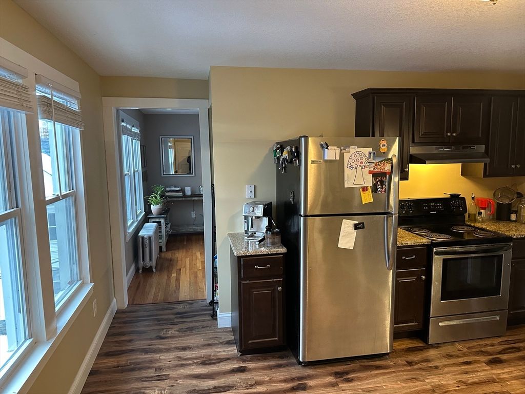 Interior, Kitchen, Wood Texture Flooring