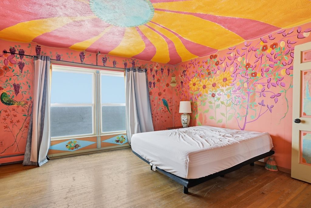 Bedroom, Interior, Water, Wood Texture Flooring