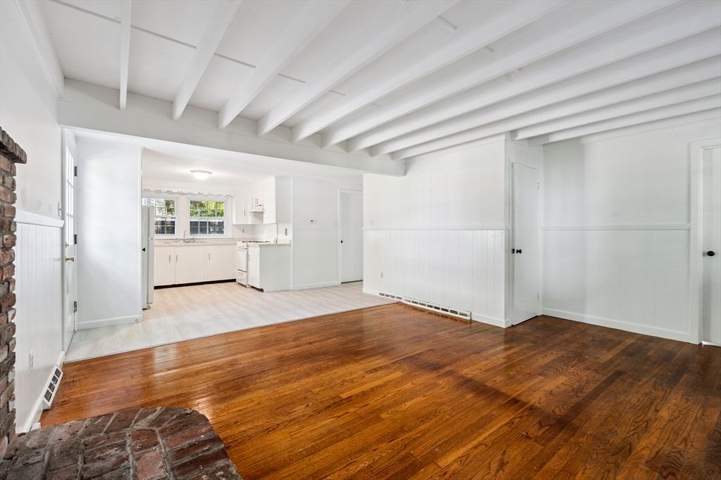 Empty room, Interior, Kitchen, Wood Texture Flooring