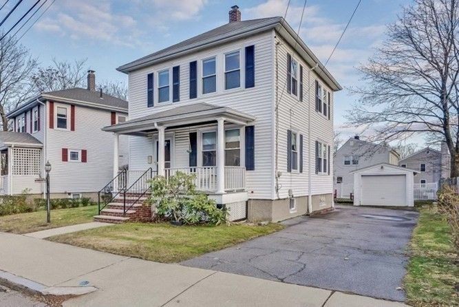 Detached Garage, Exterior, Facade, American Foursquare
