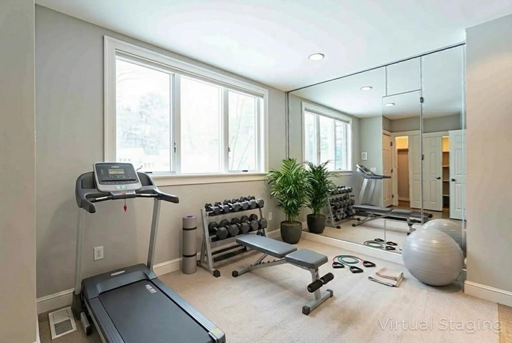 Fitness Equipment, Interior, Recessed Lighting