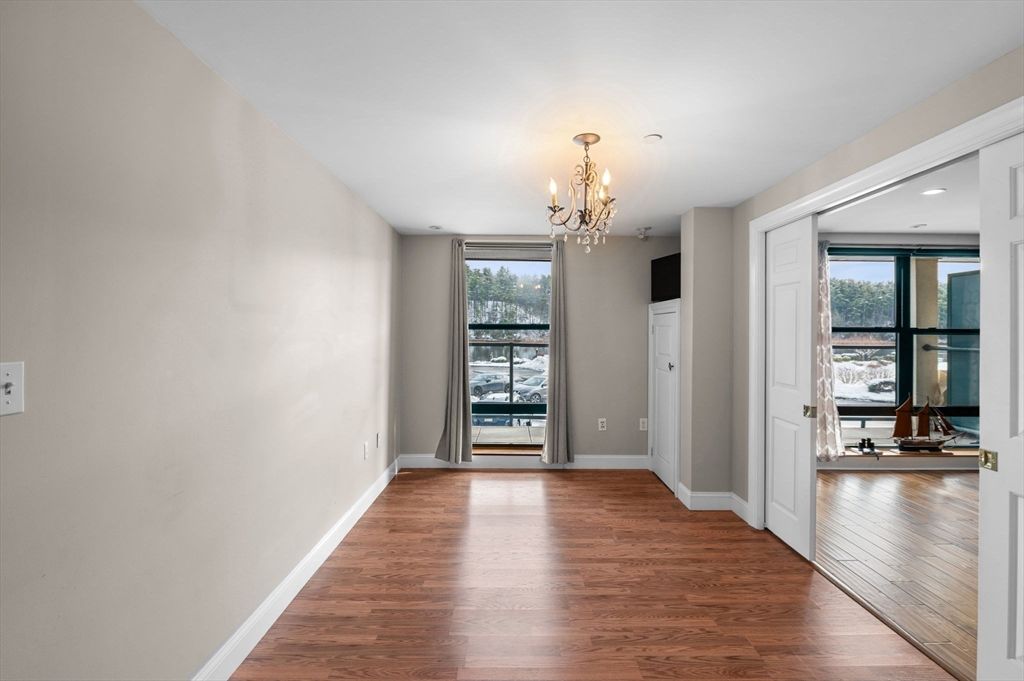 Chandelier, Empty room, Interior, Wood Texture Flooring