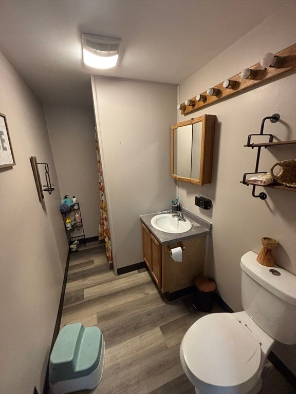 Bathroom, Dual Sink Vanities, Interior, Wood Texture Flooring