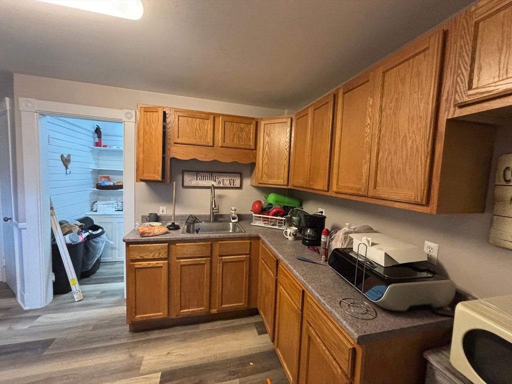 Interior, Kitchen, Wood Texture Flooring