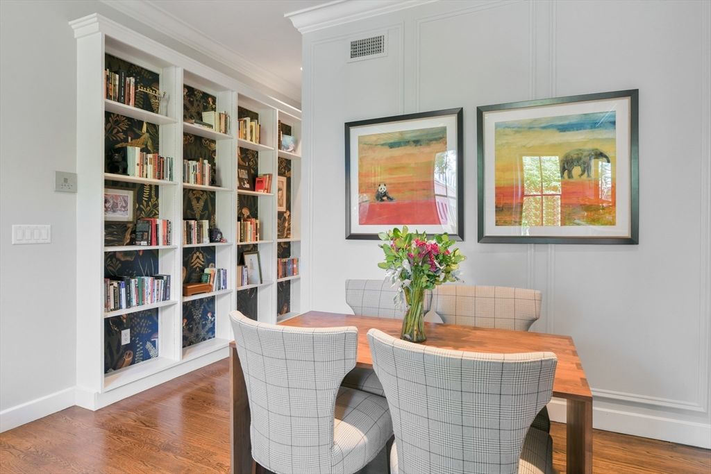 Dining room, Interior, Wood Texture Flooring