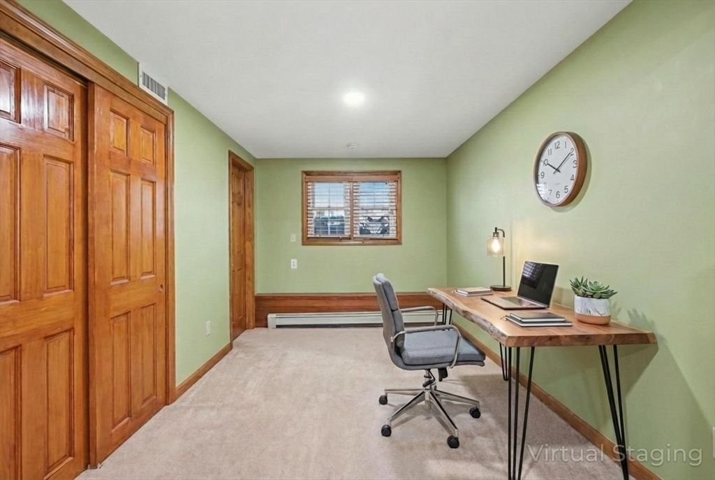 Home Office, Interior, Recessed Lighting