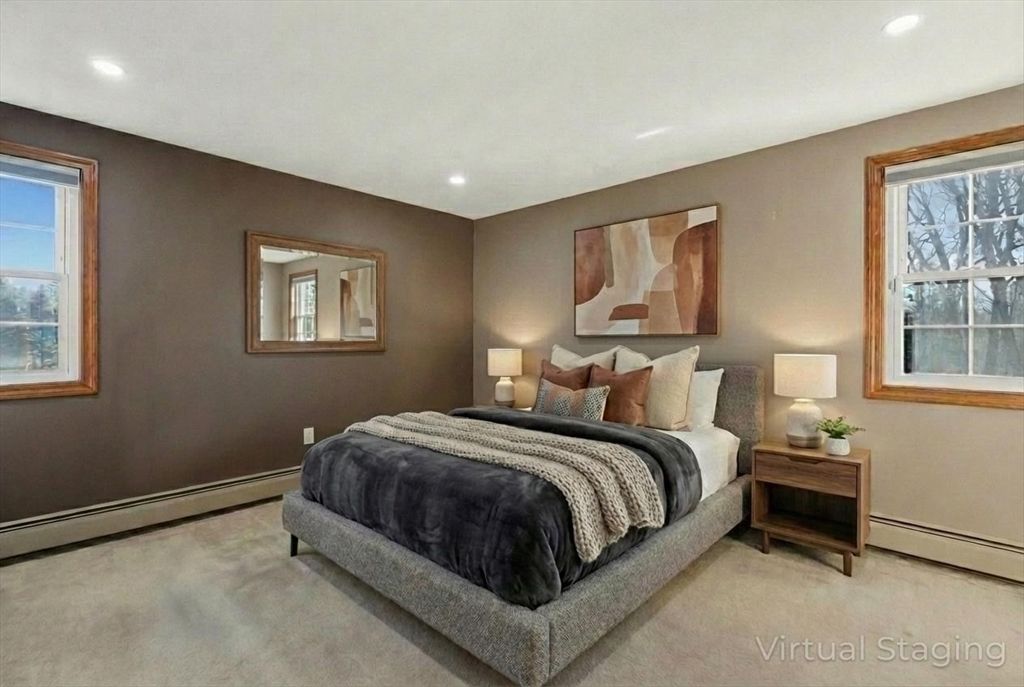 Bedroom, Interior, Recessed Lighting