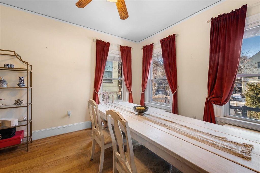 Dining room, Interior, Wood Texture Flooring