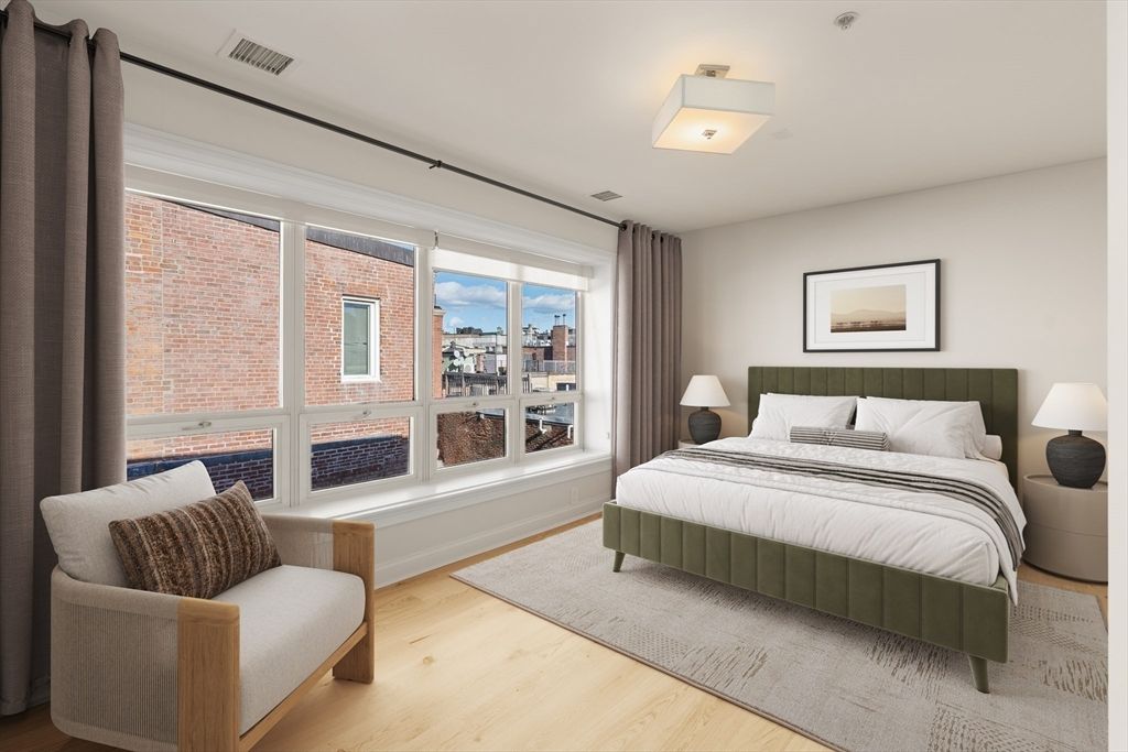 Bedroom, Interior, Water, Wood Texture Flooring