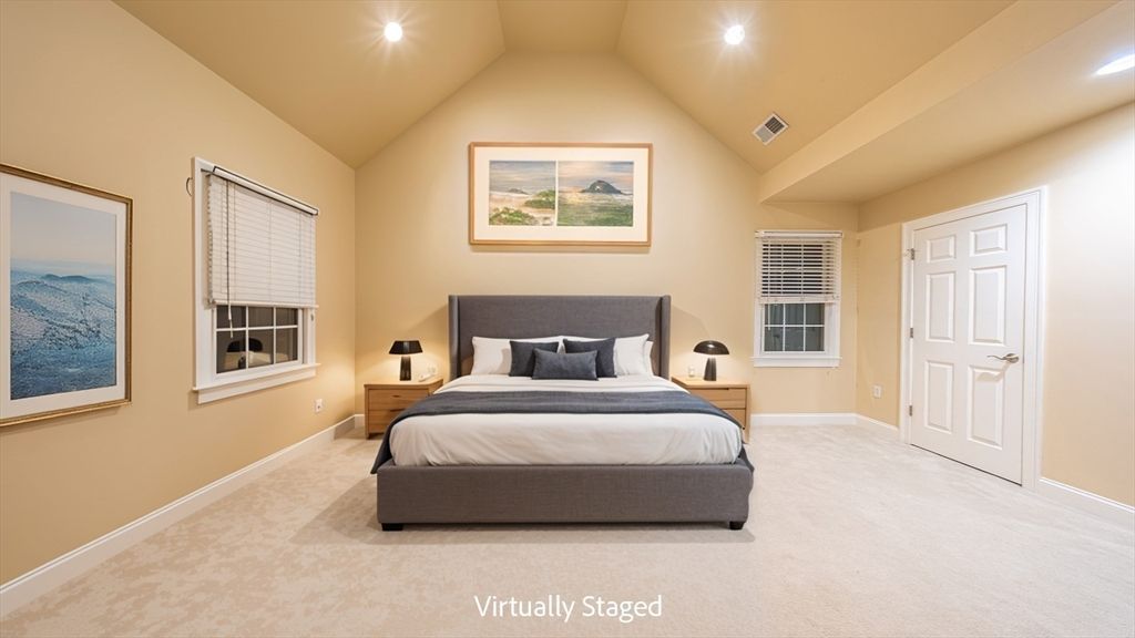 Bedroom, Interior, Recessed Lighting