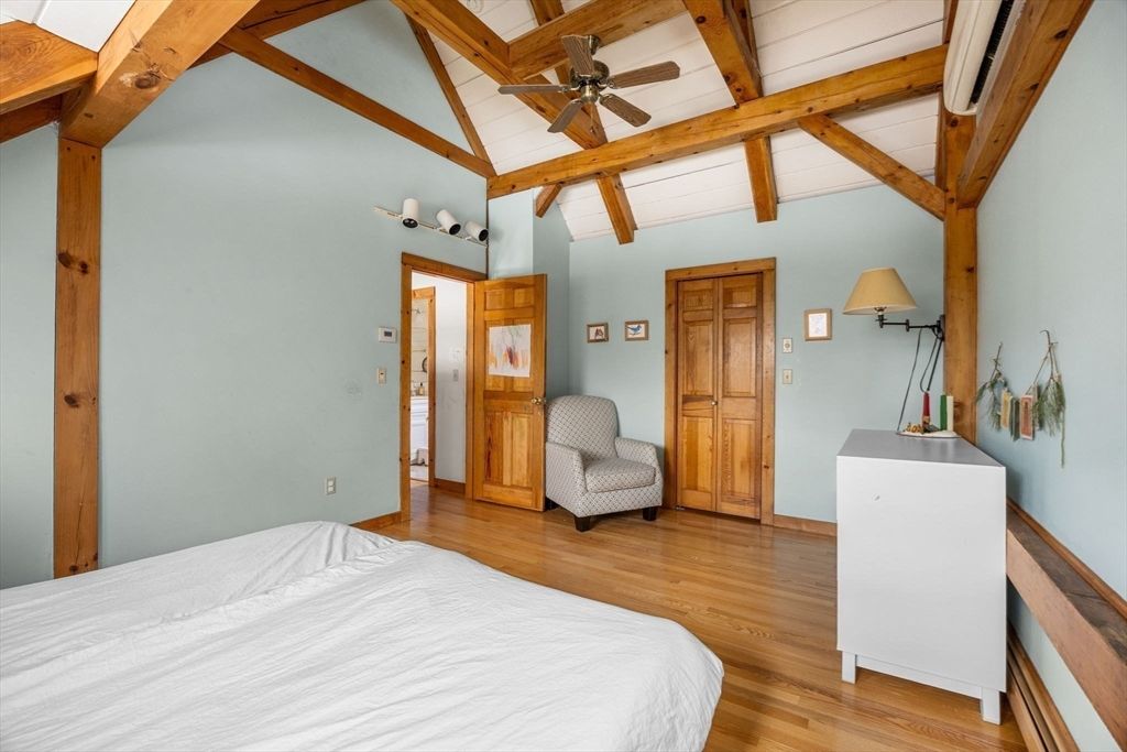 Bedroom, Interior, Wooden Beams, Wood Texture Flooring