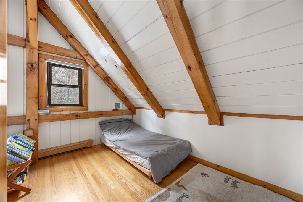 Bedroom, Interior, Wooden Beams, Wood Texture Flooring