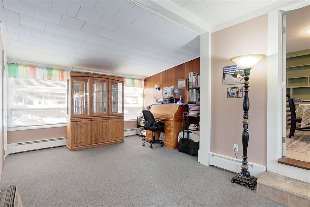 Home Office, Interior, Wooden Walls