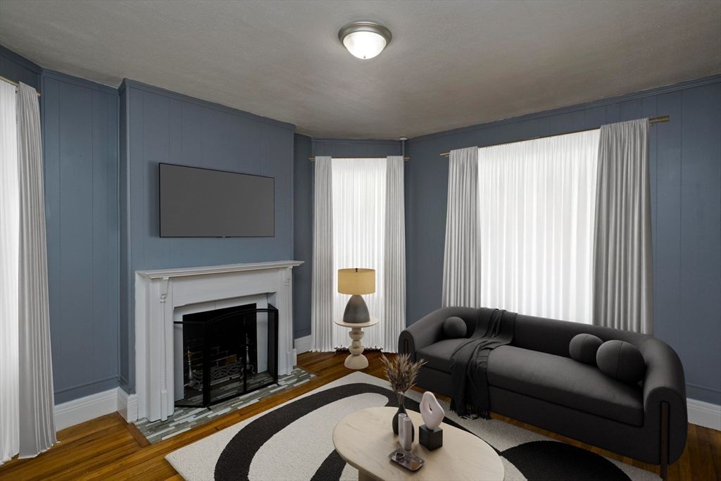 Fireplace, Interior, Living room, Wood Texture Flooring