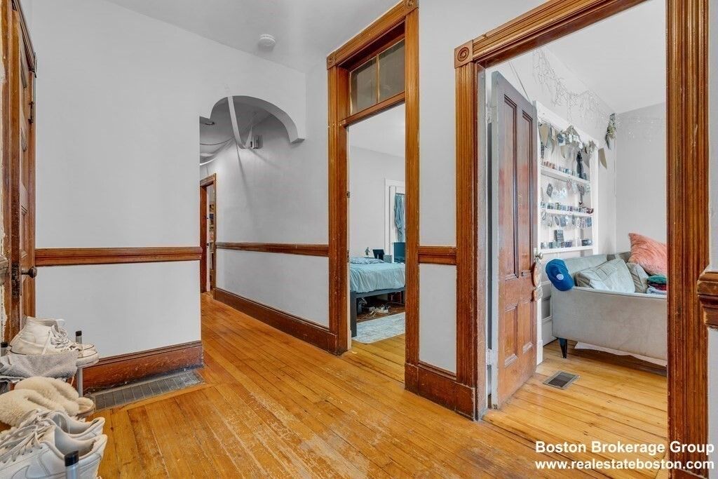 Bedroom, Interior, Wood Texture Flooring